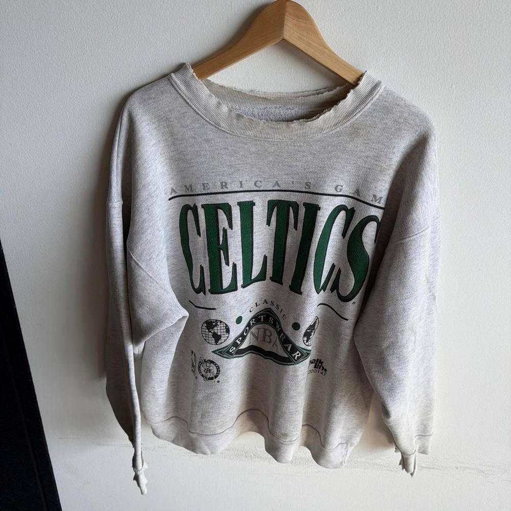 Boston Celtics grey crewneck sweatshirt